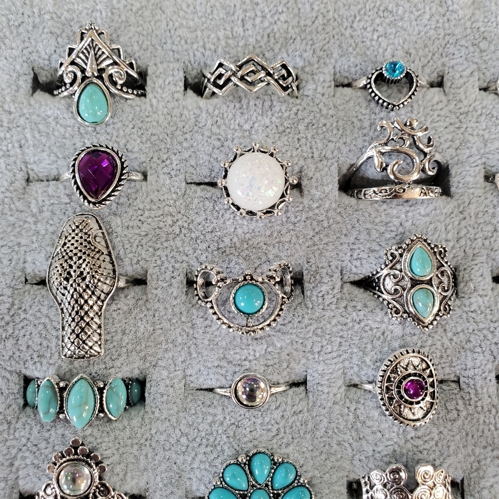 30 Pcs Boho Rings - Picture 4 of 5
